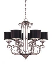 Savoy House 1-5680-6-187 - Six Light Pewter Up Chandelier