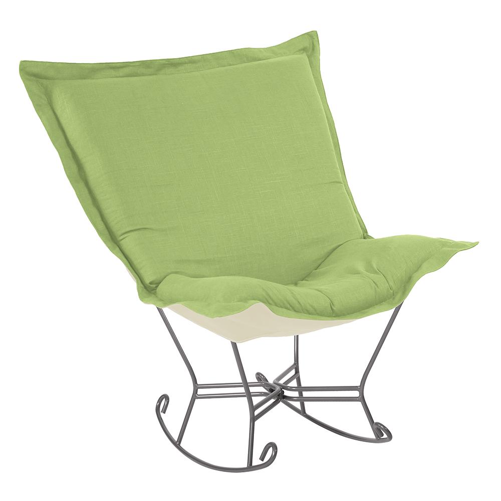 Scroll sales puff chair